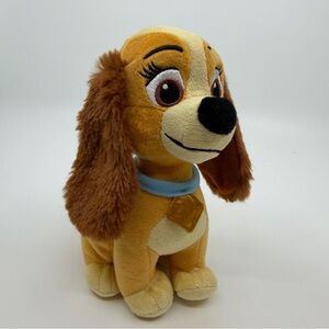 Disney Lady & The Tramp Plush 8” Cocker Spaniel Stuffed Animal Just Play